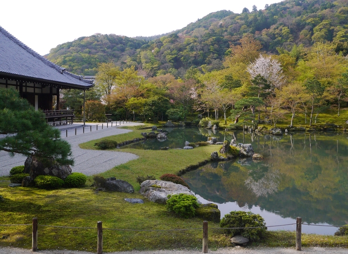 天龍寺のお庭