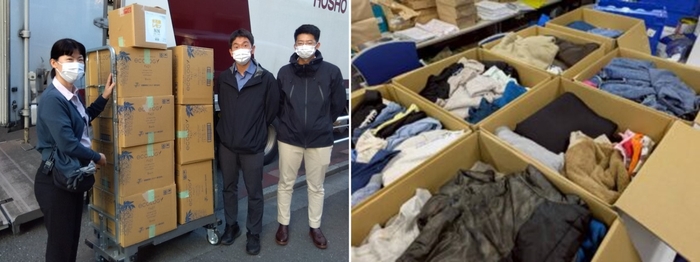 東海大学付属高輪台高等学校・中等部による衣料品回収