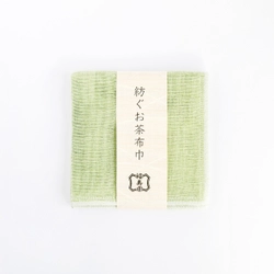 京都・山城上狛の伝統を未来へ「紡ぐお茶布巾」新発売 ― 福寿園、茶葉と織物の技で、独自の風合いを持つサステナブルな一枚を提案 ―