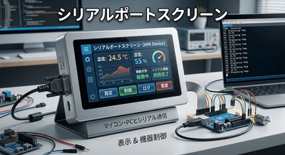 図. シリアルポートスクリーンの製品画像
