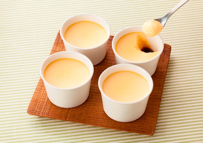 マヨネーズで! なめらかプリン