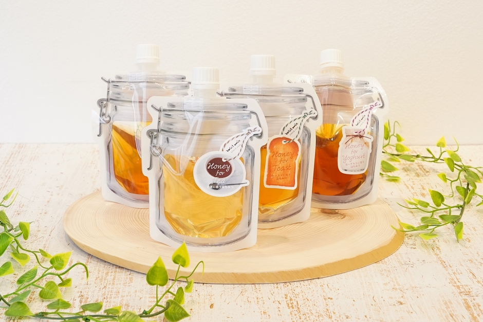 用途別蜂蜜シリーズ　シールアップパウチ入り