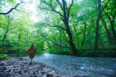 【奥入瀬渓流ホテル】雨にきらめく奥入瀬渓流で、自然の幻想的な美しさを味わう「奥入瀬雨さんぽ」新登場｜提供期間：2023年6月1日〜30日