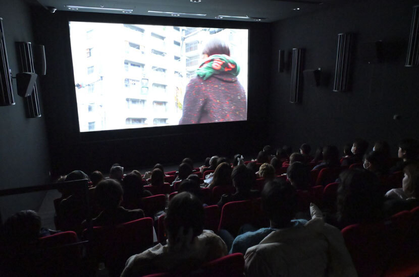 昨年の卒業・修了制作展の様子 映像学科