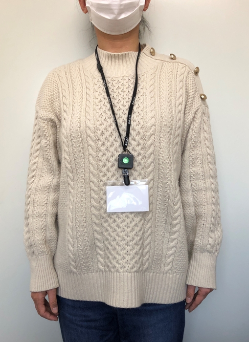 名札取り付け使用例