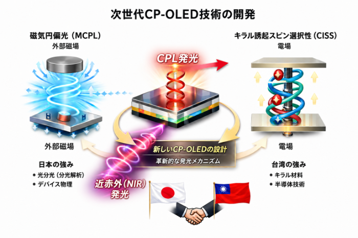 日台交流プロジェクトのキックオフシンポジウムを台湾で開催 日台5大学が連携し、次世代の円偏光発光技術の開発を推進