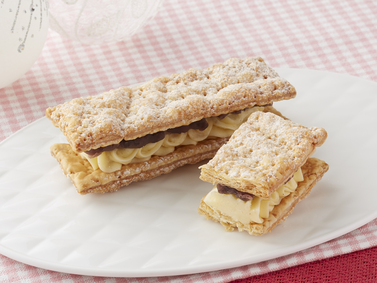 ～Sweets Carat～第２弾粒あんの甘み、バターの塩気のマリアージュ　「あんバター」　 「あんバターミルフィーユサンド」 １/１８（火）　発売