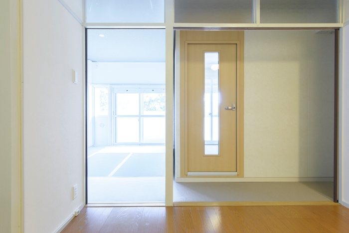 防音ルームの入口