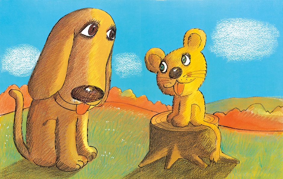 『やさしいライオン』1975年 (C)やなせたかし (公財)やなせたかし記念アンパンマンミュージアム振興財団蔵