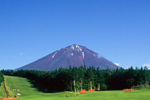 富士山を間近に望む