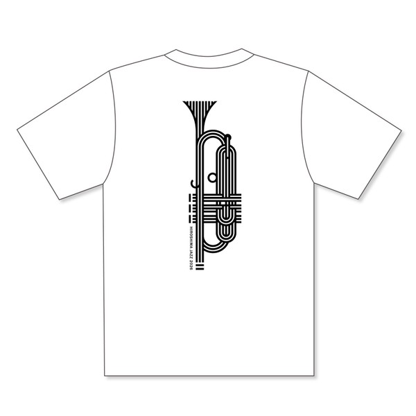 オフィシャルTシャツ(白・背)
