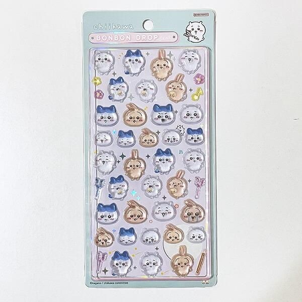 透け感とぷっくり感が魅力、ちいかわのボンボンドロップシール!人気爆発です。