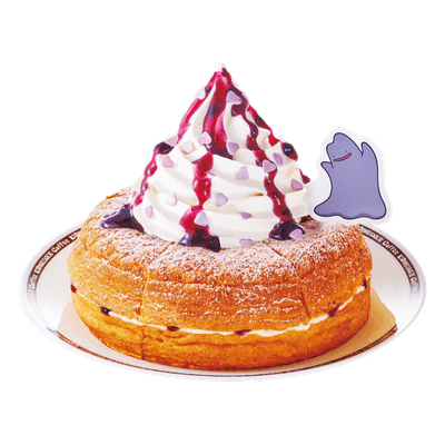 【コメダ珈琲店・おかげ庵】メタモンのシロノワール ブルーベリーフロマージュ