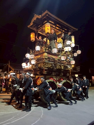 提灯山の大回転
