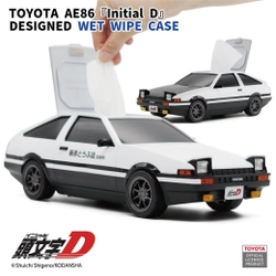 ⚫︎初回2000個生産⚫︎成田空港に『頭文字D』トレノ型ウェットティッシュケース登場！