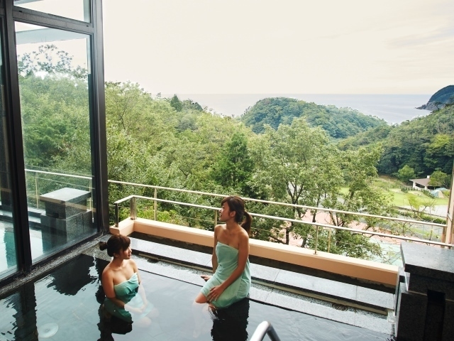 休暇村竹野海岸 露天風呂