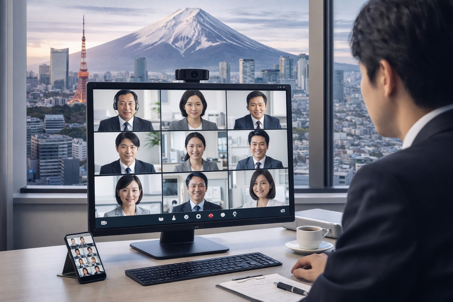 日本ビデオ会議市場は2034年までに16億2,000.0万米ドルに達すると予想され、ハイブリッドワークトレンドの拡大およびデジタルトランスフォーメーションによって牽引されている