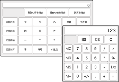 【InputManJS】電卓コントロール