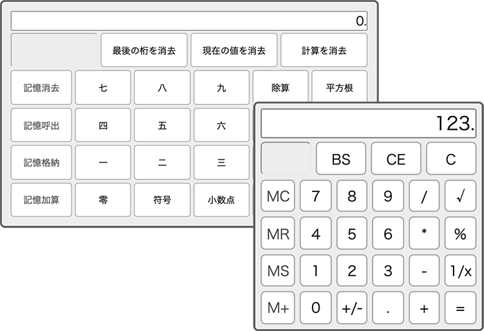 【InputManJS】電卓コントロール