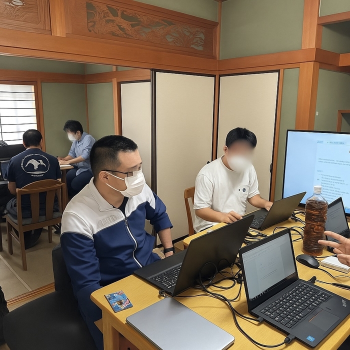 就労支援でのIT作業風景