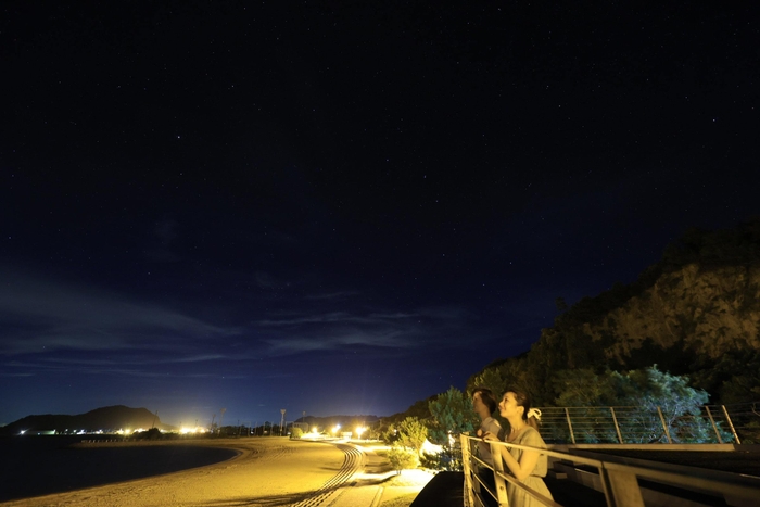 参考:姫島海水浴場の夜景