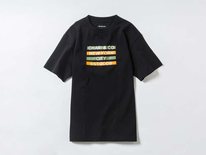 CHARI & CO_HIGHLIGHT GOTHAN LOGO TEE BLACK