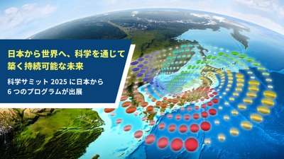SDGs達成に向けた科学の力を、日本から世界へ発信　 科学サミット2025に6つのプログラムを出展