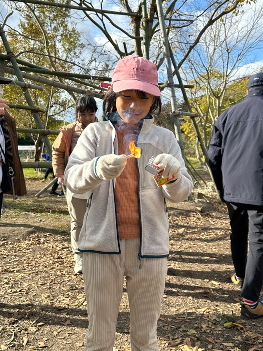 子供たちに大人気だったマッチ体験