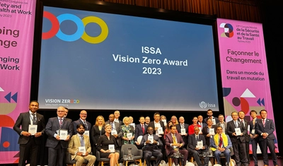 IDECの安全・健康・ウェルビーイングの取り組みが グローバルで認められ第1回ISSA Vision Zero Awardを受賞