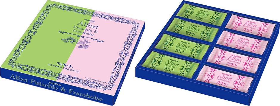 アルフォートピスタチオ&フランボワーズ