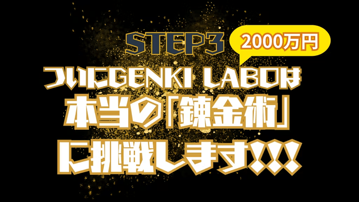 STEP3(2&#44;000万円)：錬金術への挑戦(原子炉中性子の放射捕獲反応)