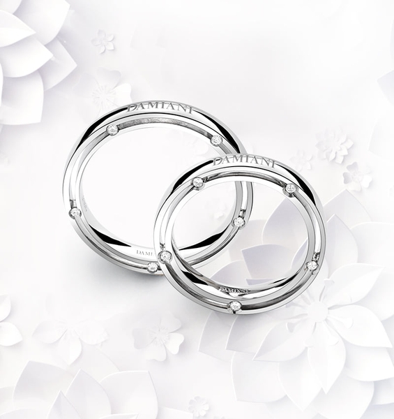 ディ・サイド　マリッジリング　PT×ダイヤモンド