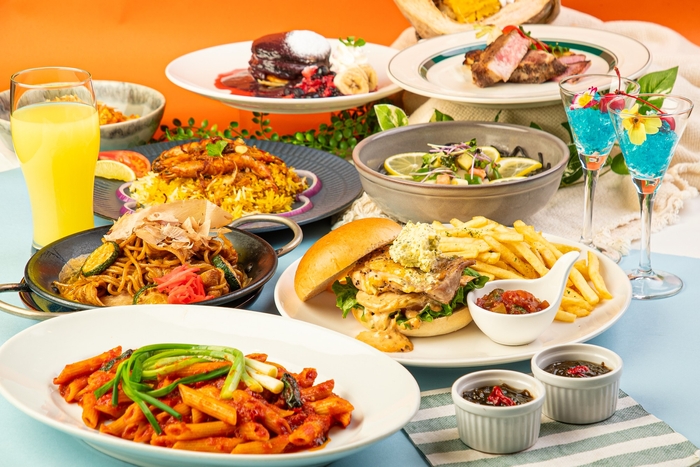 イタリアン × 沖縄はいさいブッフェ※イメージです