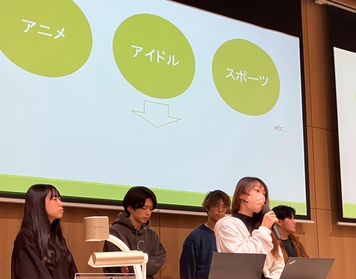 学生たちの発表