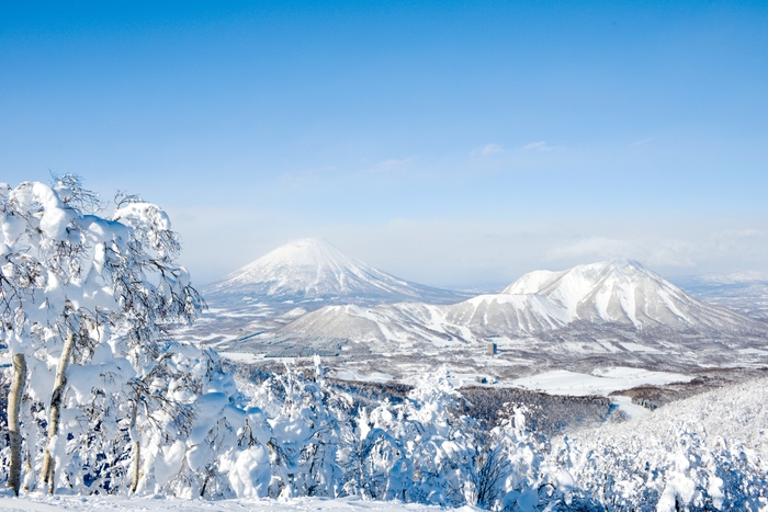 ルスツリゾートスキー場からの景色