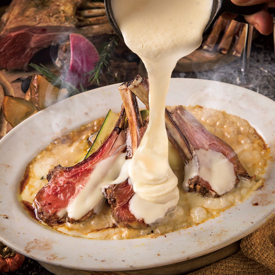 焼き皿チーズローストラム 1,490円(1,639円)