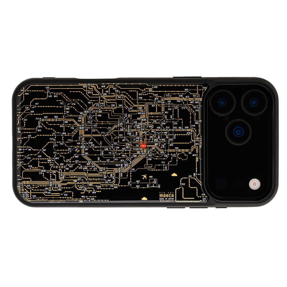 FLASH 東京回路線図 iPhone 17/18 Pro Maxケース　黒