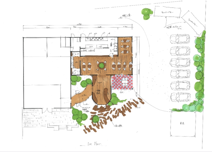 カフェスペース(全体イメージ)