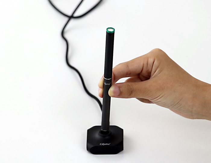 充電器に立てる(文字なし)