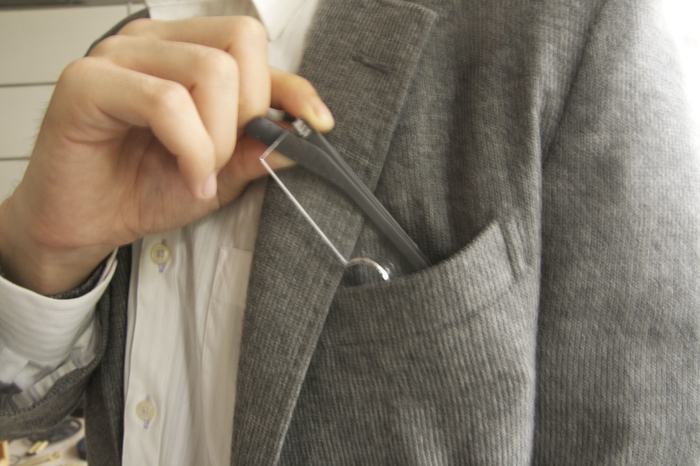 リーディンググラス 黒5