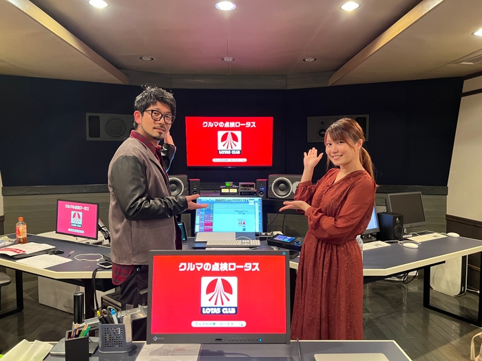 声優を務めてくださった高野さん(左)となみはるかさん(右)