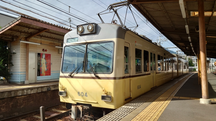           現在運行中のびわこ号色塗装車両