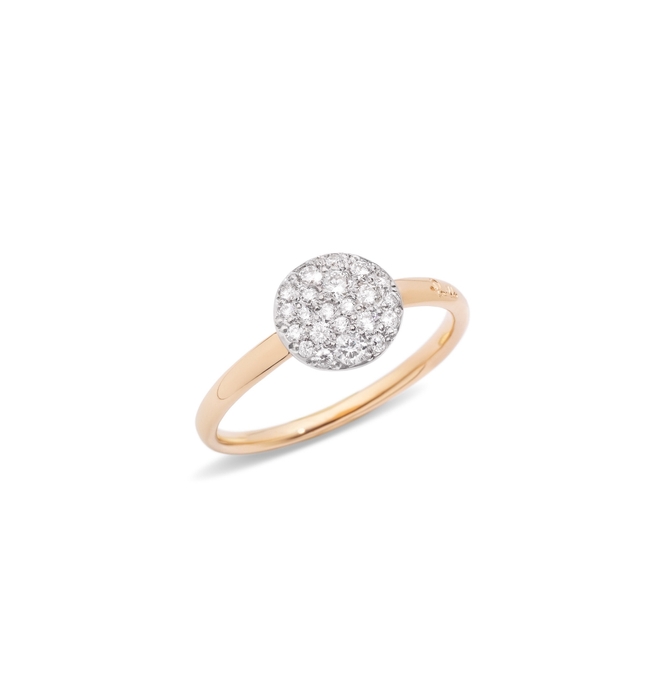 Sabbia white diamonds ring