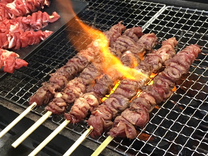 馬刺しステーキ肉串/熊本県