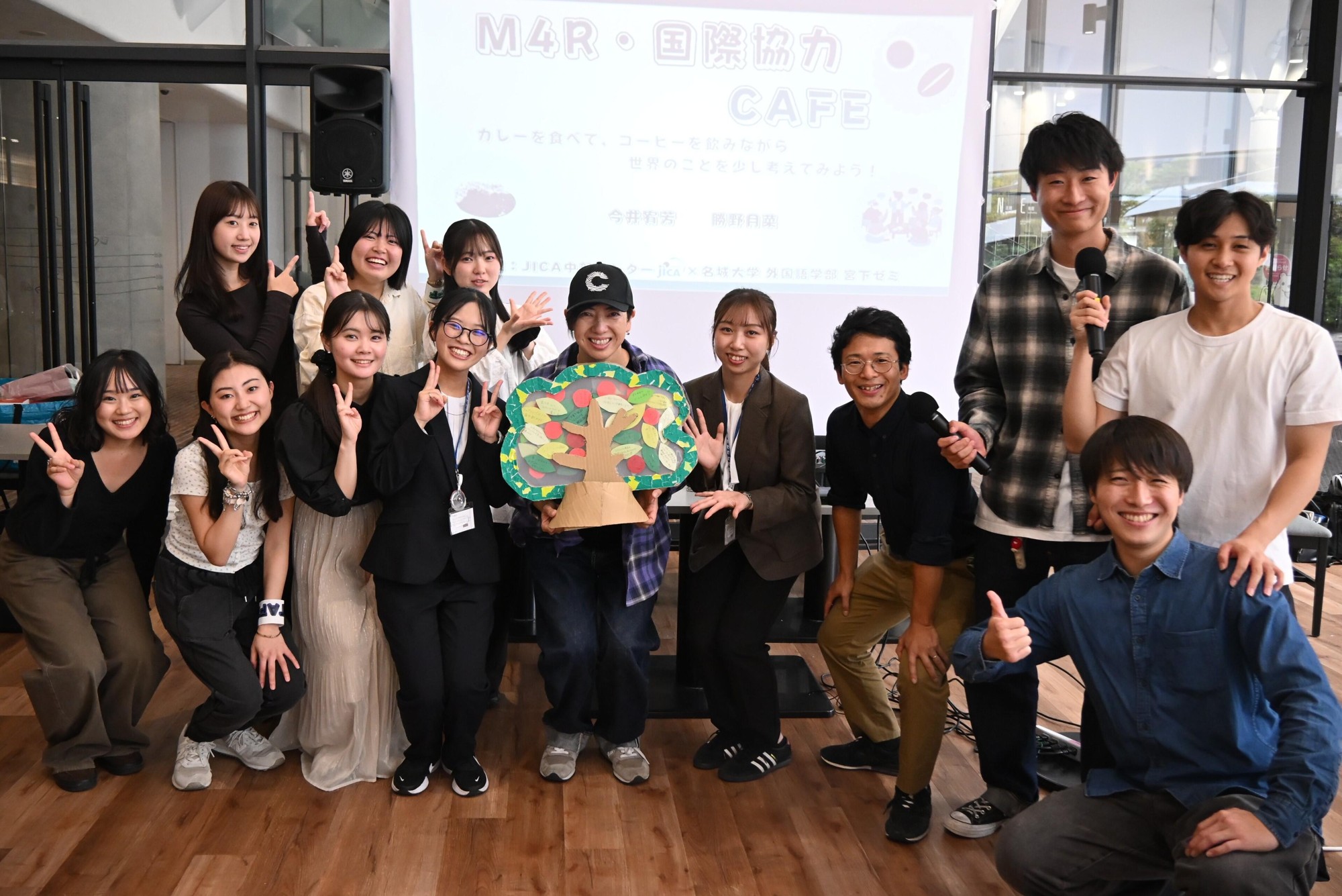 【名城大学】外国語学部の宮下ゼミが「食」と「対話」で国際協力を考える「M4R・国際協力CAFE」を開催