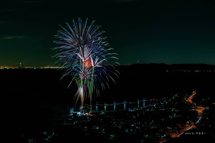 2024年の追悼の花火