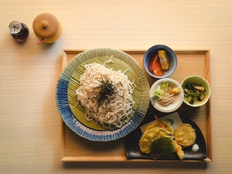 愛知県産小麦×あご出汁の『生ひやむぎ専門店 穂の間』 名古屋駅徒歩5分にオープン、全国でも珍しい生冷や麦の新業態