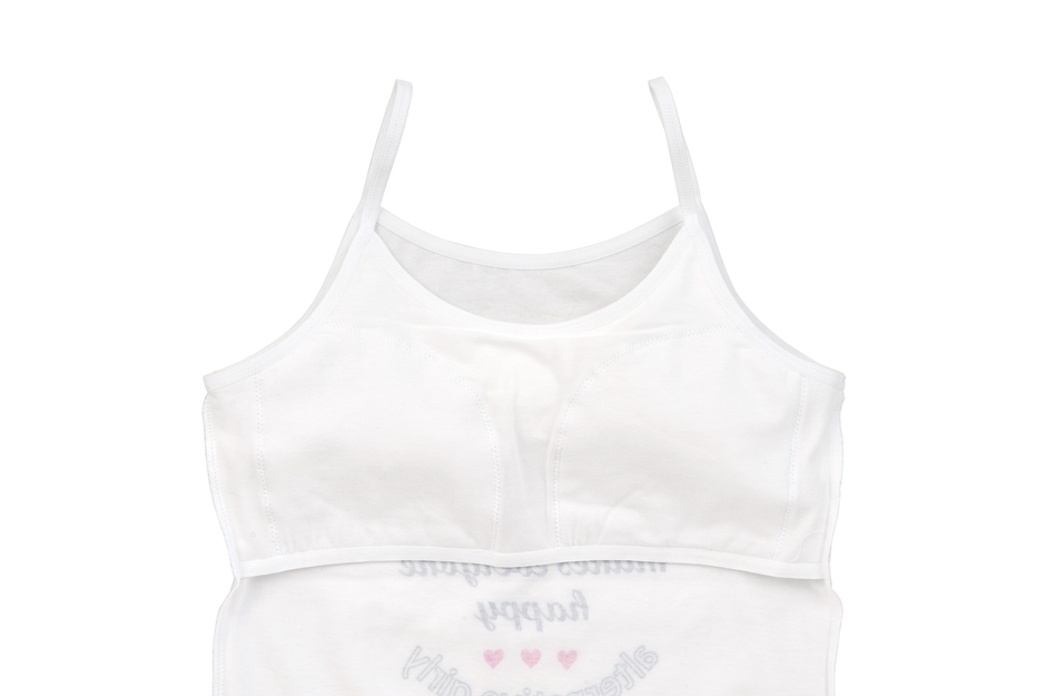 胸2重中綿入りキャミソール 裏