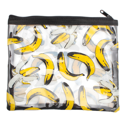 「クリア ポーチ Banana」価格：390円／サイズ：W21×H17cm