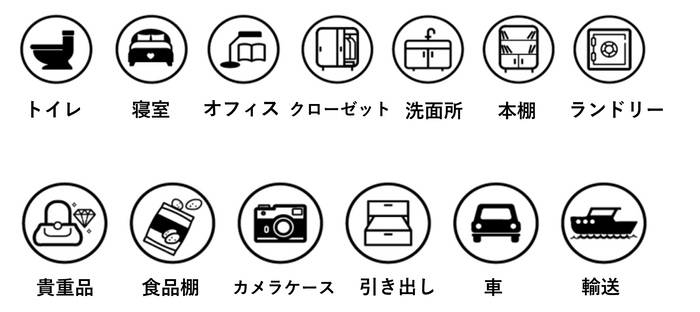 適用場所は幅広く、どこでも使用頂けます！